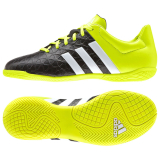Adidas - Ace 15.4 Indoor Football Trainers – Black/Yellow