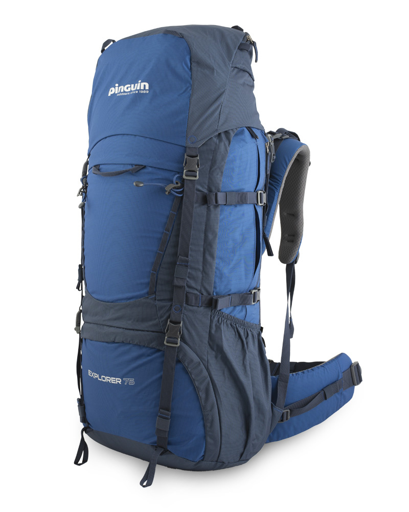 batoh Pinguin Explorer 75l - model 2020 - modro/šedý
