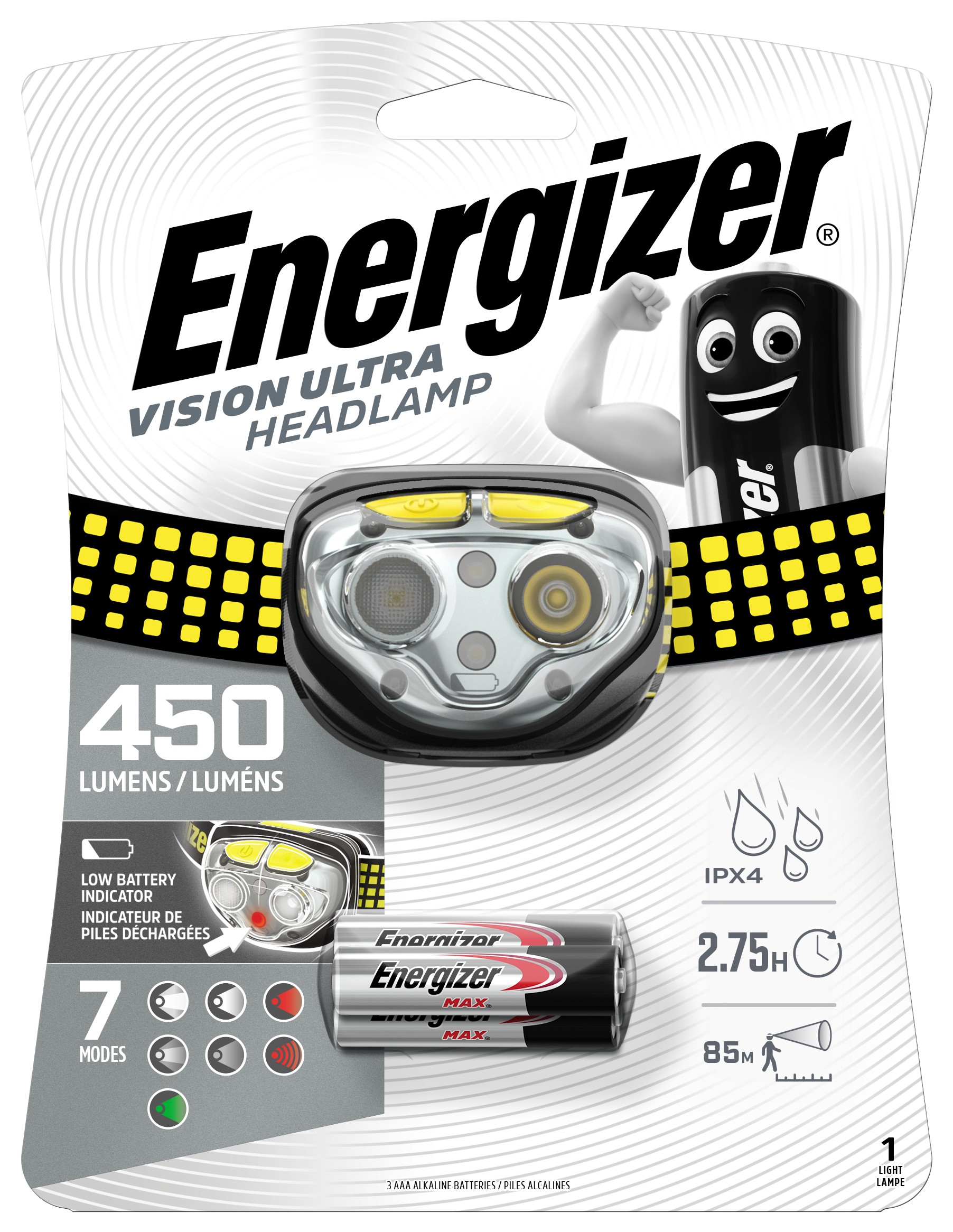 čelovka LED Energizer - Vision Ultra - 450lm