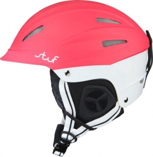 lyžařská/snb helma STUF Vortex - coral/white