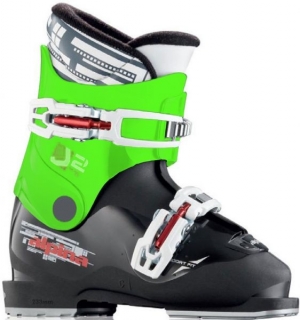 dětská lyžařská obuv Alpina J2 černo/zelené