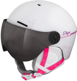 lyže/snb helma ETAPE-Speedy Pro - bílá/růžová
