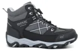 dětská kotníková treková obuv REGATTA - Samaris III JNR - black/grey